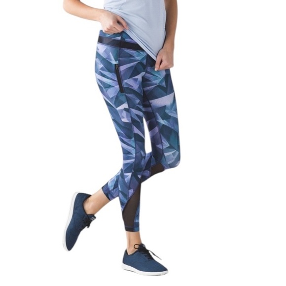 Lululemon Inspire Tight II Mesh Pretty Prism Multi Legging Size 4 - Picture 16 of 16